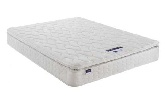 silentnight miracoil pillow top mattress king size