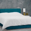 LPD Berlin Velvet Ottoman Bed Frame, King Size, Teal