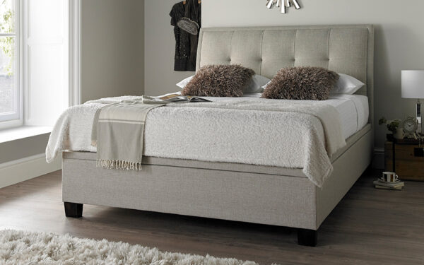 Novo Acerra Ottoman Bed Frame, Double, Slate