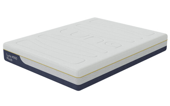 Luna 4000 Plush Gel Memory Pocket Hybrid Mattress, Single